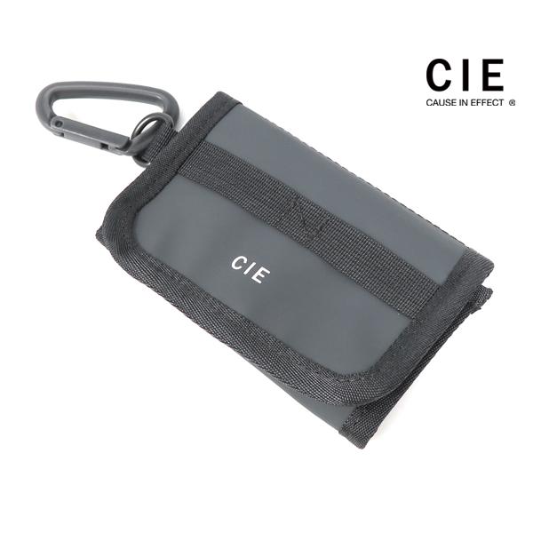 シー ショートウォレット/ネイビーグレー メンズ グリッド3 032301 CIE