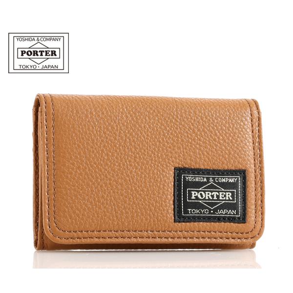 ポーター カーム カードケース 041-03127 （カラー：キャメル）