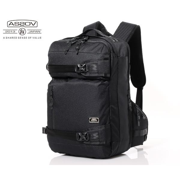 アッソブ 3WAYバックパック/M/ブラック メンズ コーデュラドビー305D 061408 AS2...