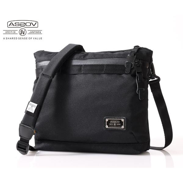 アッソブ サコッシュ/ブラック メンズ コーデュラドビー305D 061417 AS2OV【選べるノ...