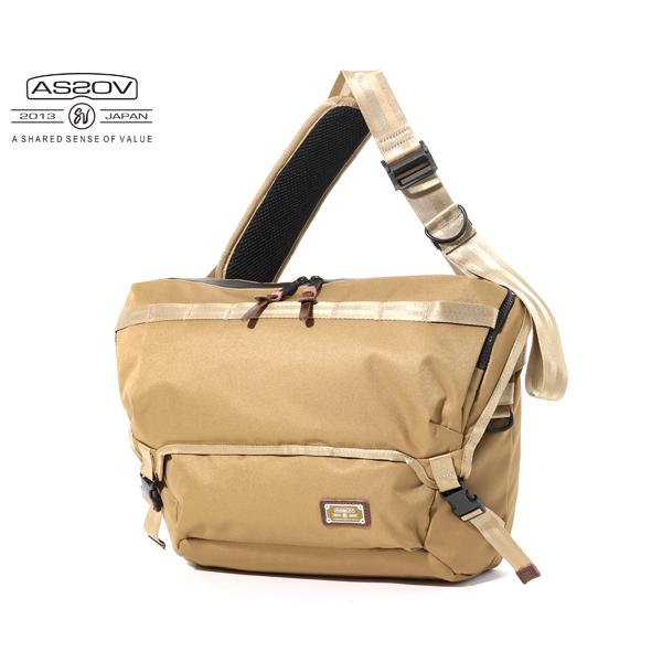 アッソブ メッセンジャーバッグ/カーキ メンズ コーデュラドビー305D 061419 AS2OV【...