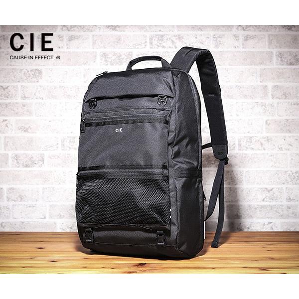 シー バックパック/ブラック メンズ ウェザー 071950 CIE【選べるノベルティ付】