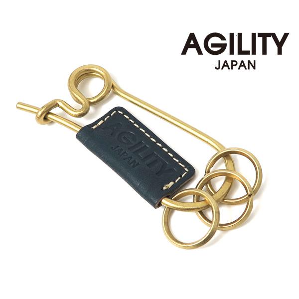 アジリティ エパングルキーホルダー/ネイビー メンズ 1214 AGILITY
