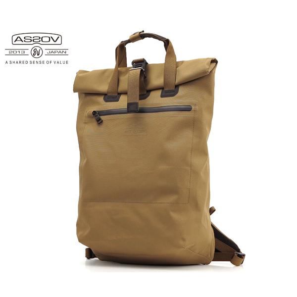アッソブ 2WAYトートバッグ/カーキ メンズ ウォータープルーフコーデュラ305D 141605 ...