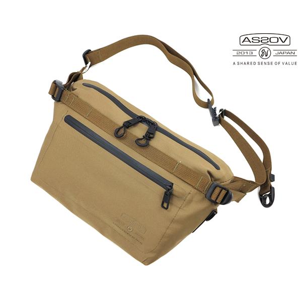 アッソブ ファニーパック/カーキ メンズ ウォータープルーフコーデュラ305D 141607 AS2...
