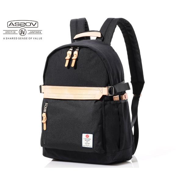 アッソブ デイパック/ブラック メンズ ハイデンシティ 152312 AS2OV【選べるノベルティ付...
