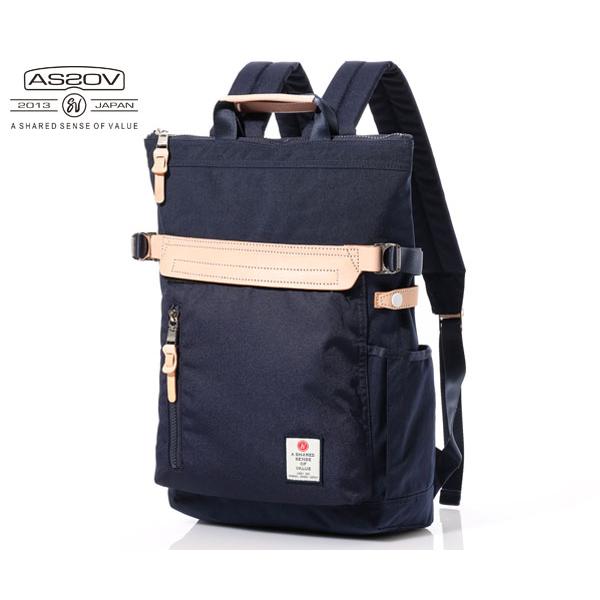 アッソブ トートバックパック/ネイビー メンズ ハイデンシティ 152313 AS2OV【選べるノベ...