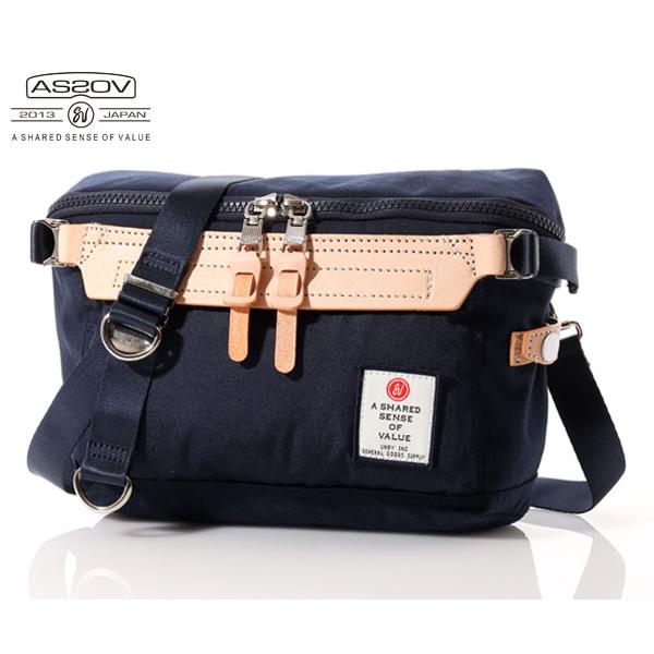 アッソブ ミニショルダーバッグ/ネイビー メンズ ハイデンシティ 152314 AS2OV【選べるノ...