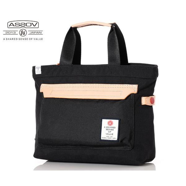 アッソブ トートバッグ/ブラック メンズ ハイデンシティ 152316 AS2OV【選べるノベルティ...