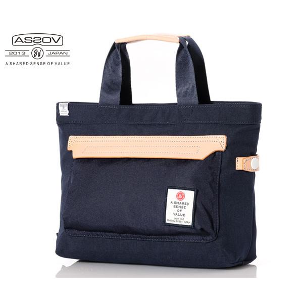 アッソブ トートバッグ/ネイビー メンズ ハイデンシティ 152316 AS2OV【選べるノベルティ...