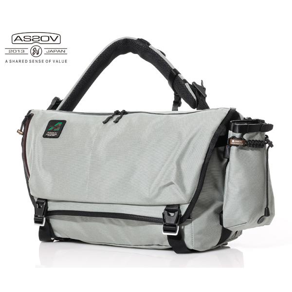 アッソブ メッセンジャーバッグ/グレー メンズ 330×1000D CORDURA STANDARD...
