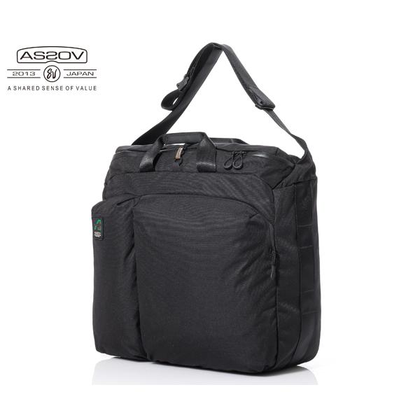 アッソブ トートショルダー/L/ブラック メンズ 330×1000D CORDURA STANDAR...
