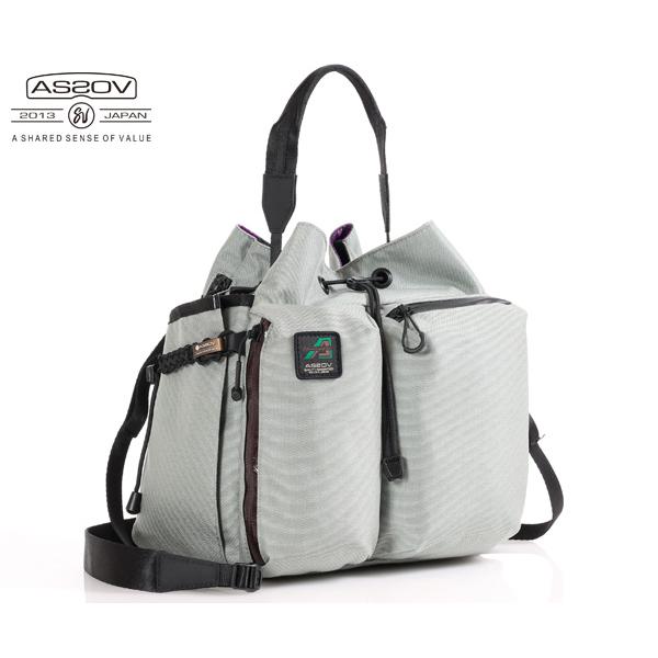 アッソブ ドローストリングショルダー/グレー メンズ 330×1000D CORDURA STAND...