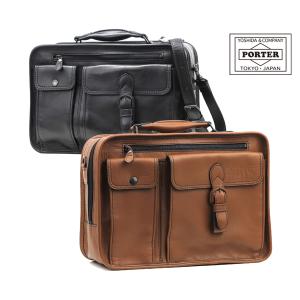 美品 PORTER バロン ブリーフケース ビジネスバッグ レザー ブラック ポーター(PORTER) バロン(BARON) ビジネスバッグ・ブリーフケース