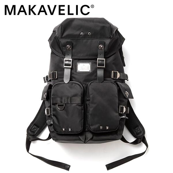マキャベリック DOUBLE BOTTLES BACKPACK バックパック/ブラック メンズ SI...