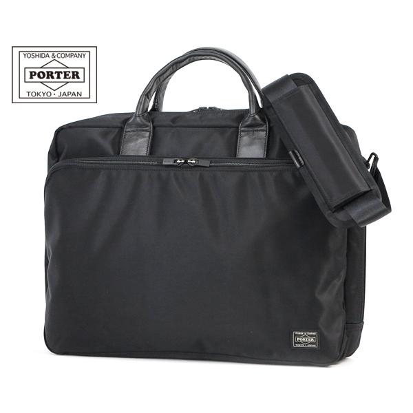 ポーター タイム 2WAYブリーフケース(L) 655-08298 （カラー：ブラック）
