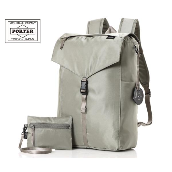 ポーター シェル リュックサック 679-36806 （カラー：カーキグレー） | 吉田カバン PO...