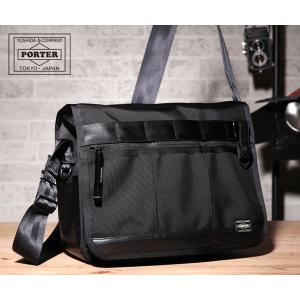 訳あり 極美品 ポーター ヒート メッセンジャーバッグ ショルダーバッグ 黒色 HEAT（PORTER） ポーター ヒート メッセンジャーバッグ(S) 703-07968