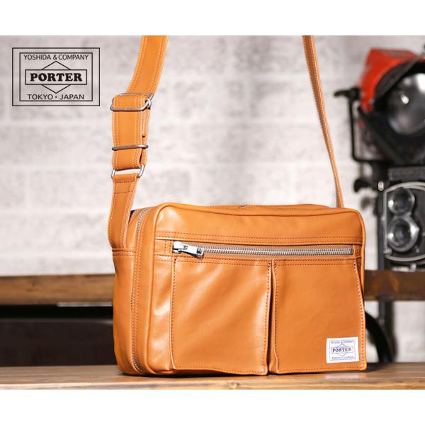 ポーター フリースタイル ショルダーバッグ(S) 707-08212 （カラー：キャメル）