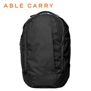エイブルキャリー Max Backpack Cordura Ripstop バックパック 30〜32L/ブラック メンズ 73251 ABLE CARRY【選べるノベルティ付】