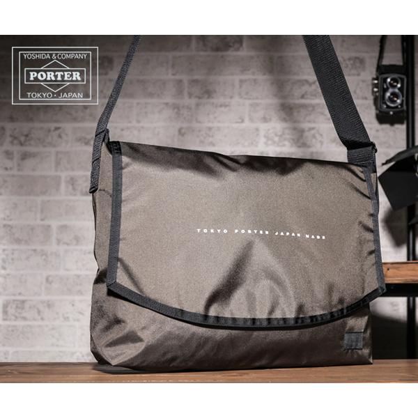 ポーター フラット メッセンジャーバッグ(S) 861-16803 （カラー：カーキ）