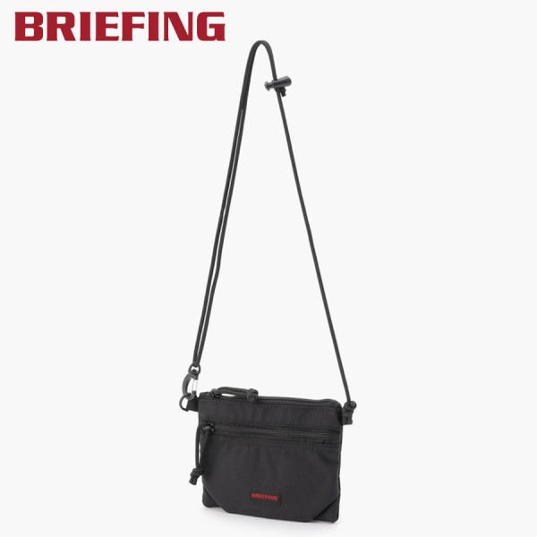 ブリーフィング ウォレットショルダー/ブラック メンズ OUTDOOR EQUIPMENT BRA2...