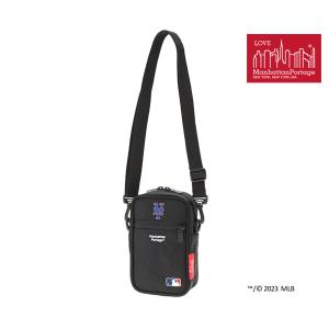 マンハッタンポーテージ MLB METS ミニショルダーポーチ/ブラック メンズ mp1436mlbmets Manhattan Portage【選べるノベルティ付】｜coolcat-y