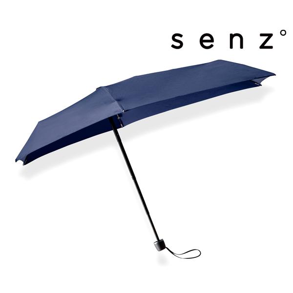 センズ micro 折り畳み傘/ネイビー メンズ sz-1010 senz°【選べるノベルティ付】