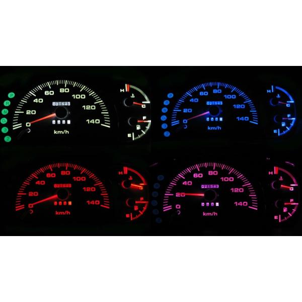 ムーブカスタム L900S/910S 後期 LEDメーター照明フルセット！ タコ無しメーター用
