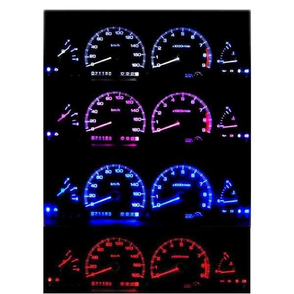 S13 シルビア/180sx 前期 中期 LEDメーター照明 フルセット！