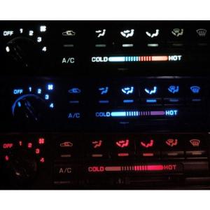 S14 シルビア LEDエアコン照明セット！ マニュアルエアコン用｜クール2222