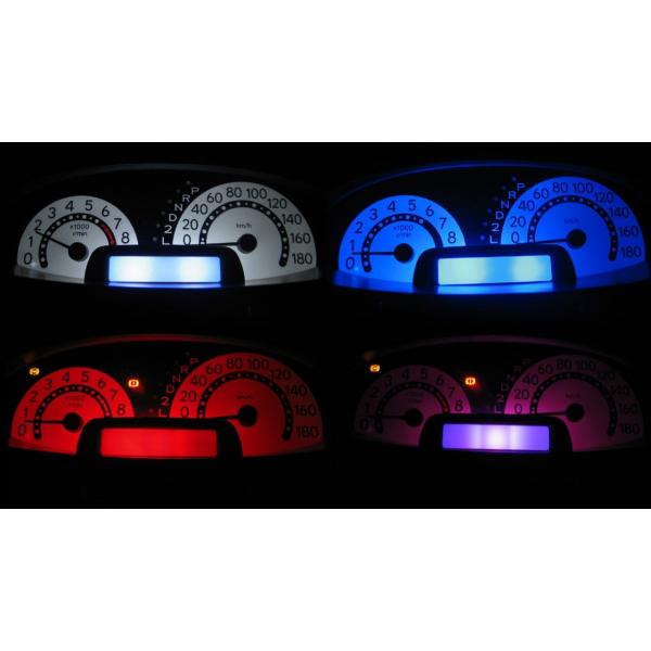 ファンカーゴ NCP20/NCP21/NCP25 LEDメーター照明フルセット！ タコメーター有り用