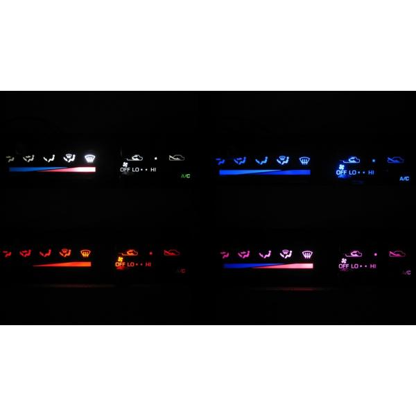 ハイラックスサーフ N180/N185 前期 LEDエアコン照明セット！ マニュアルエアコン用
