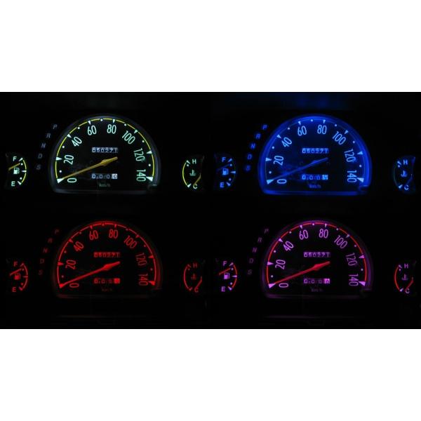 プレオ RA1/RA2 後期 LEDメーター照明セット！ タコ無しメーター用