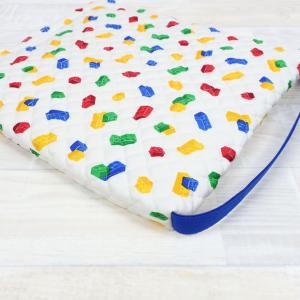 防災頭巾カバー 子供用 ブロック オフホワイト...の詳細画像2