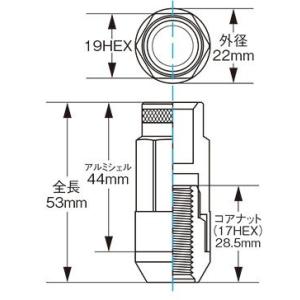 日本製 シェルtypeロックナットSet/20...の詳細画像2