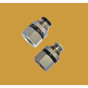 高品質 1/4 12mm 隔壁ストレート ワンタッチ継手 ユニオン ソレノイドバルブ エアーシリンダー