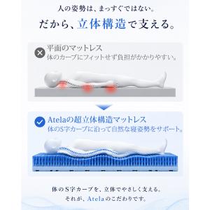 マットレス 敷布団 敷き布団 シングル 腰痛 ...の詳細画像3