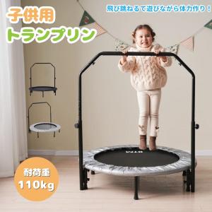 補助手すり付き トランポリン 耐荷重110kg 102cm ゴム　ダイエット器具 BTM トランポリン 補助手すり付き カバー 耐荷重110kg 102cm ゴム