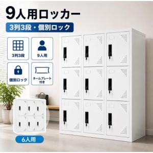 BTM 【5のつく日☆全品5%OFF】ロッカー スチール書庫 15人用 鍵付き