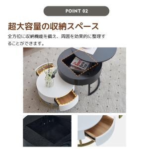 昇降テーブル センターテーブル 幅60cm 収...の詳細画像3
