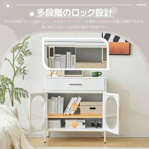 キャビネット リビングボード サイドボード 棚...の詳細画像2
