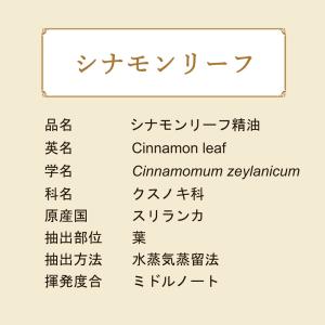 シナモン リーフ 精油 アロマオイル 10ml...の詳細画像1
