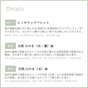 ひのき アロマ セット ヒノキ アロマオイル ...の詳細画像4