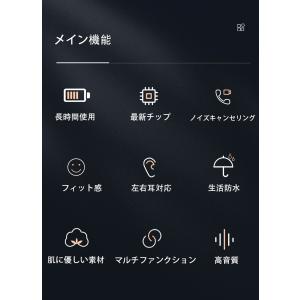 ワイヤレス ヘッドセット 大容量バッテリー 連...の詳細画像2