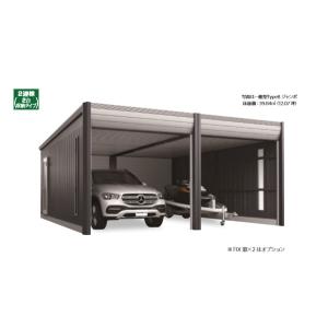 イナバガレージ 『※九州限定※ DR-3162JYB-2』 アルシア 2連棟 豪雪地型 TypeB ジャンボ ♪