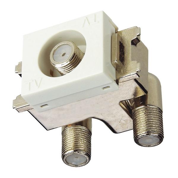 マスプロ電工　DWK10-B　直列ユニット シールド型 IN-OUT端子可動型 中継用 CATV V...