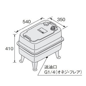灯油タンク ステンレスオイルタンク(丸型) 石油給湯器 ボイラー用 SOT