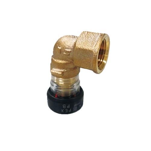 キッツ クリアロックS HDA-P4-Z13 給水栓エルボ PEX・PB管共用 ねじ呼び:Rp1/2...