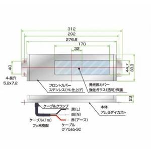 ホーコス HHL-U45 LEDフードライト ...の詳細画像2
